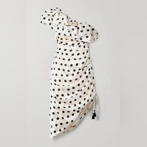 Joanna Ortiz, Resort Collection, “Unprecedented” rouged polka dot dress